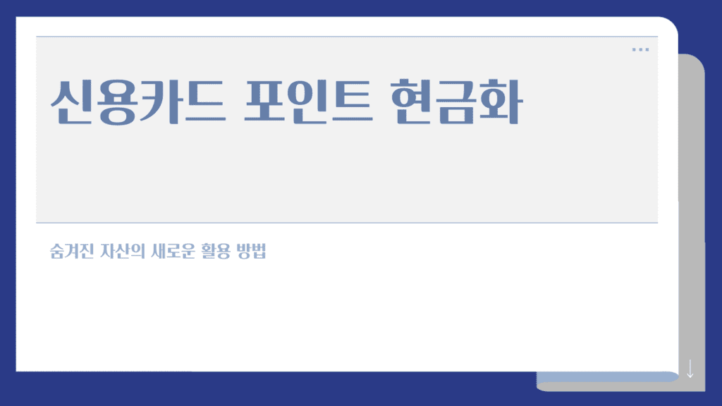 신용카드 현금화